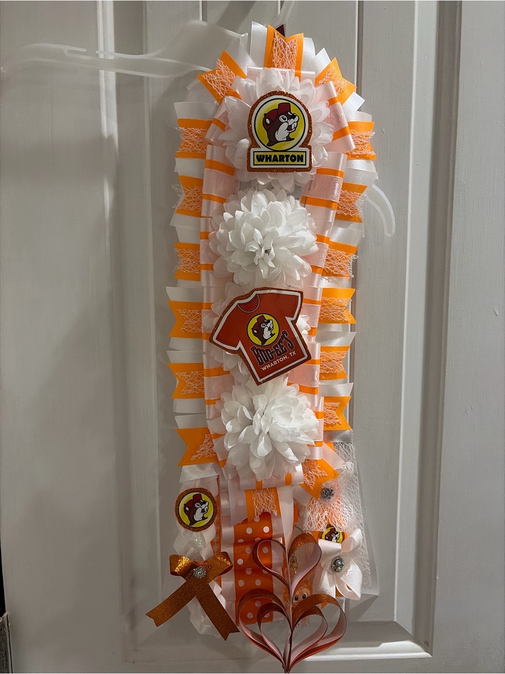 Homecoming sash/ Buc-ee’s/ Custom name available/ boa color available upon reque